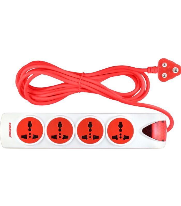 Diamond Power Strip (1+4)-6 Ampere Current Rating, 220-240 Volts,